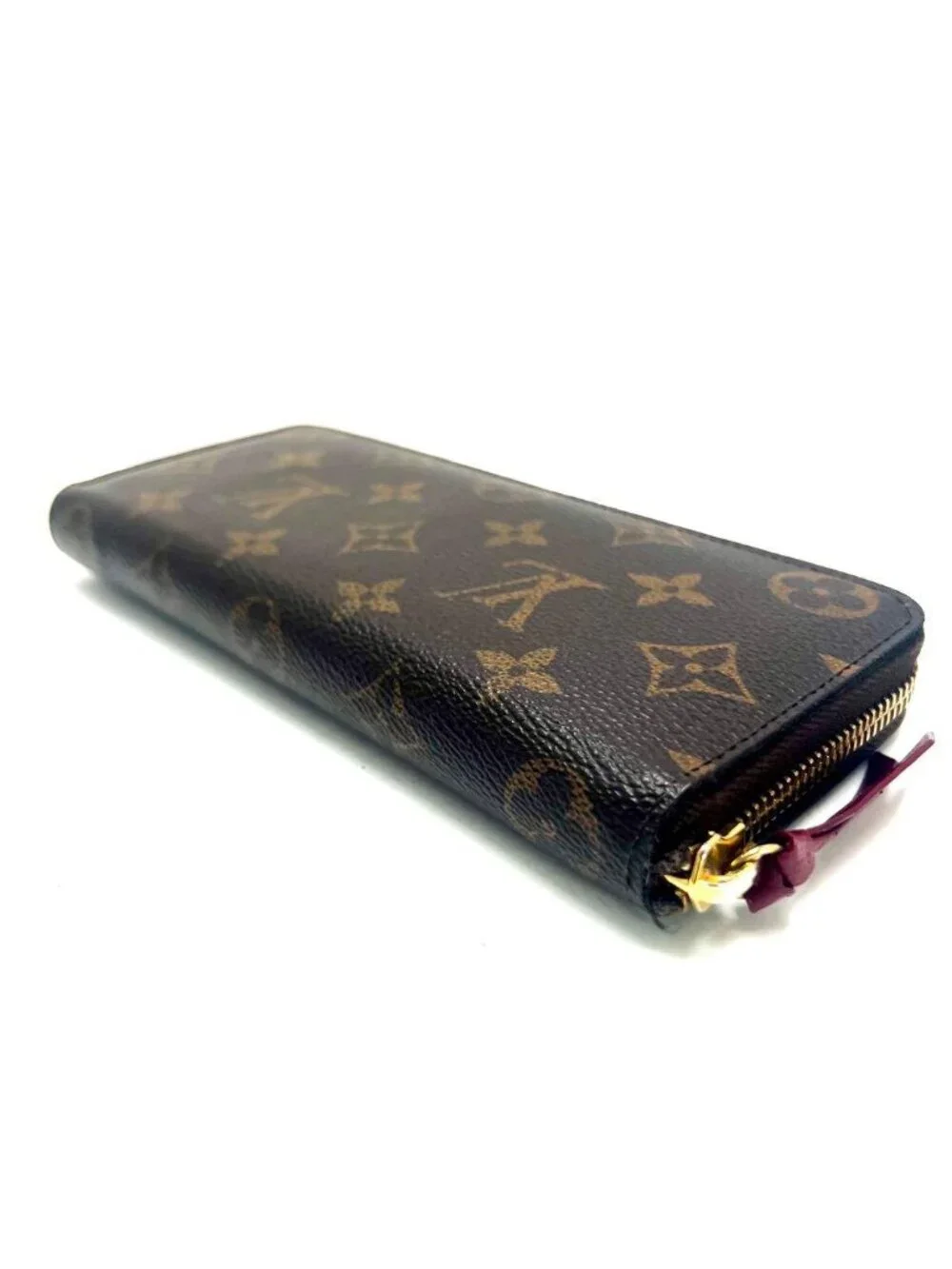 Louis Vuitton Monogram Portefeuille Clemence Round Zip Wallet